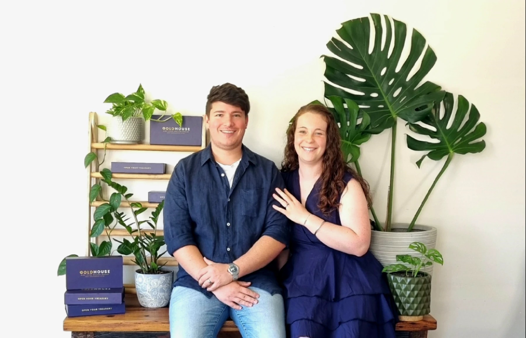 AJ and Jessica, founders of The Gold House®