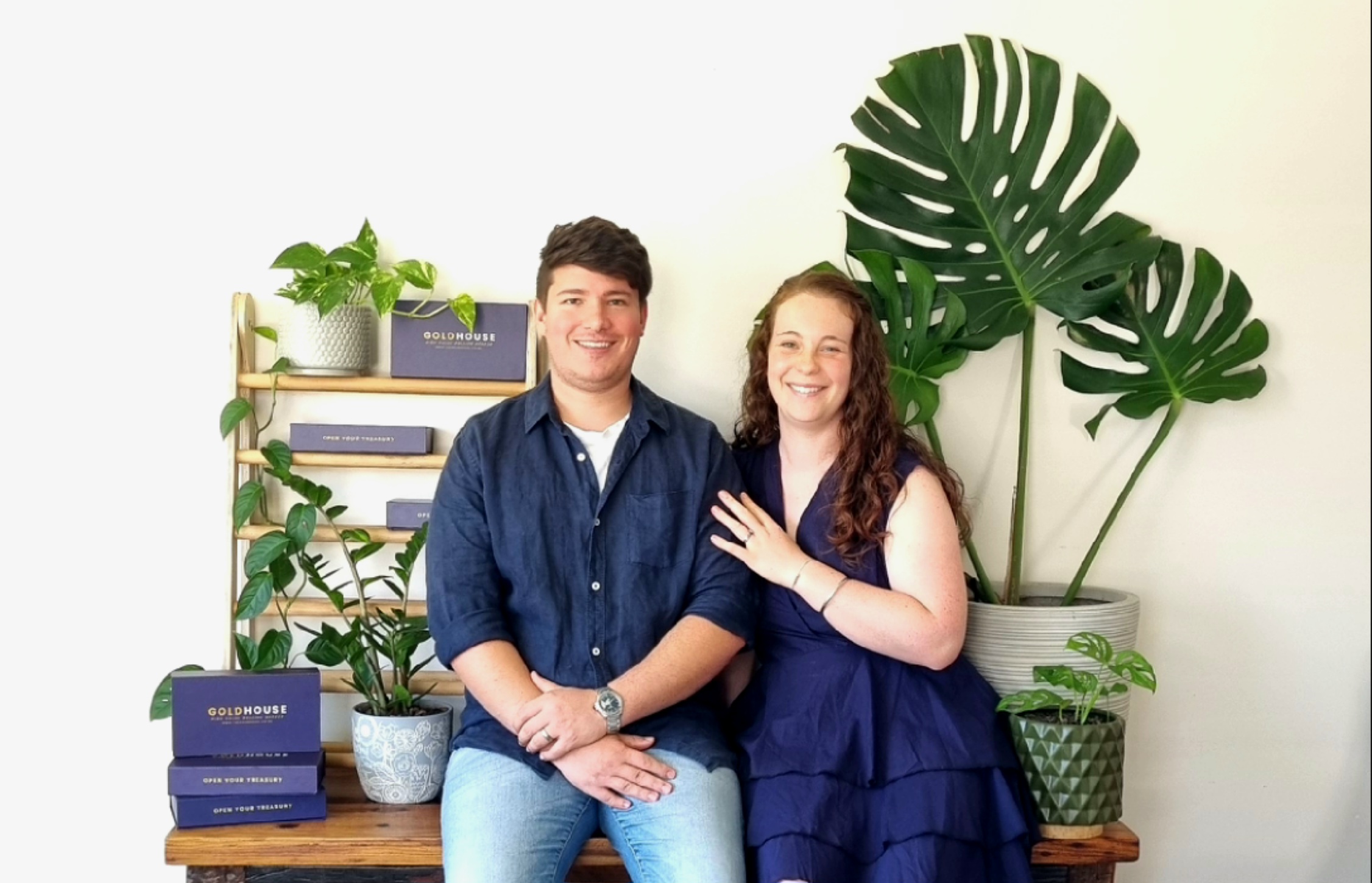 AJ and Jessica, founders of The Gold House®