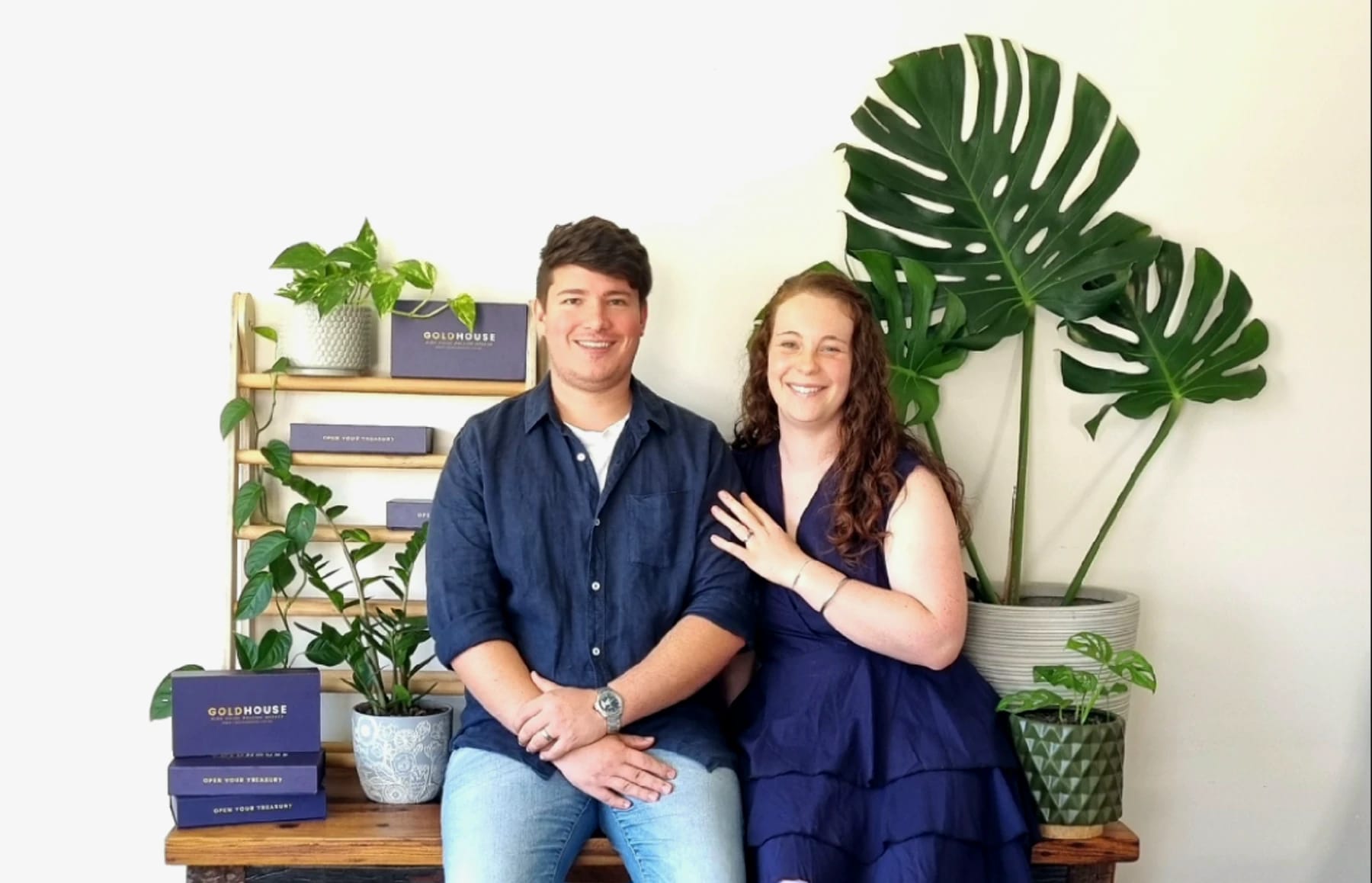 AJ and Jessica, founders of The Gold House®