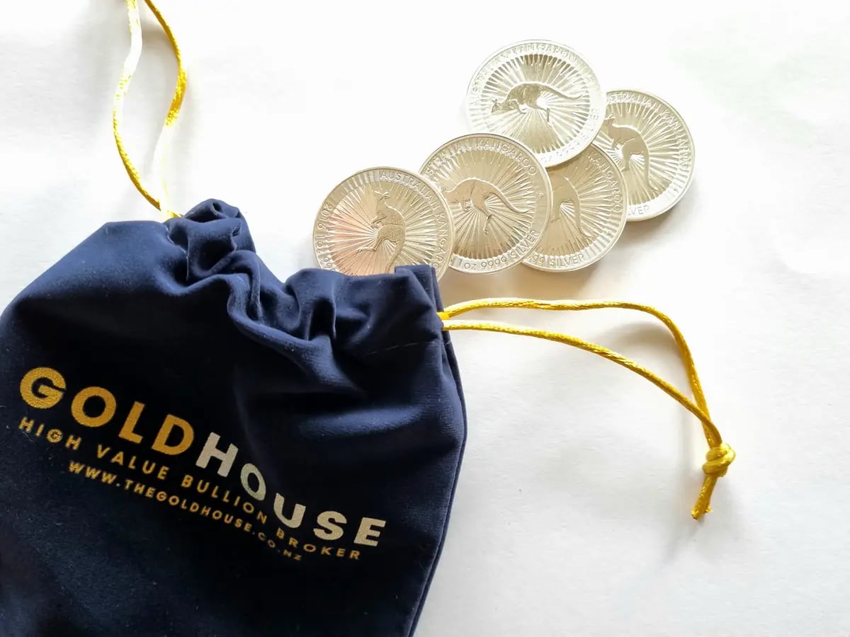 Silver bullion products from The Gold House