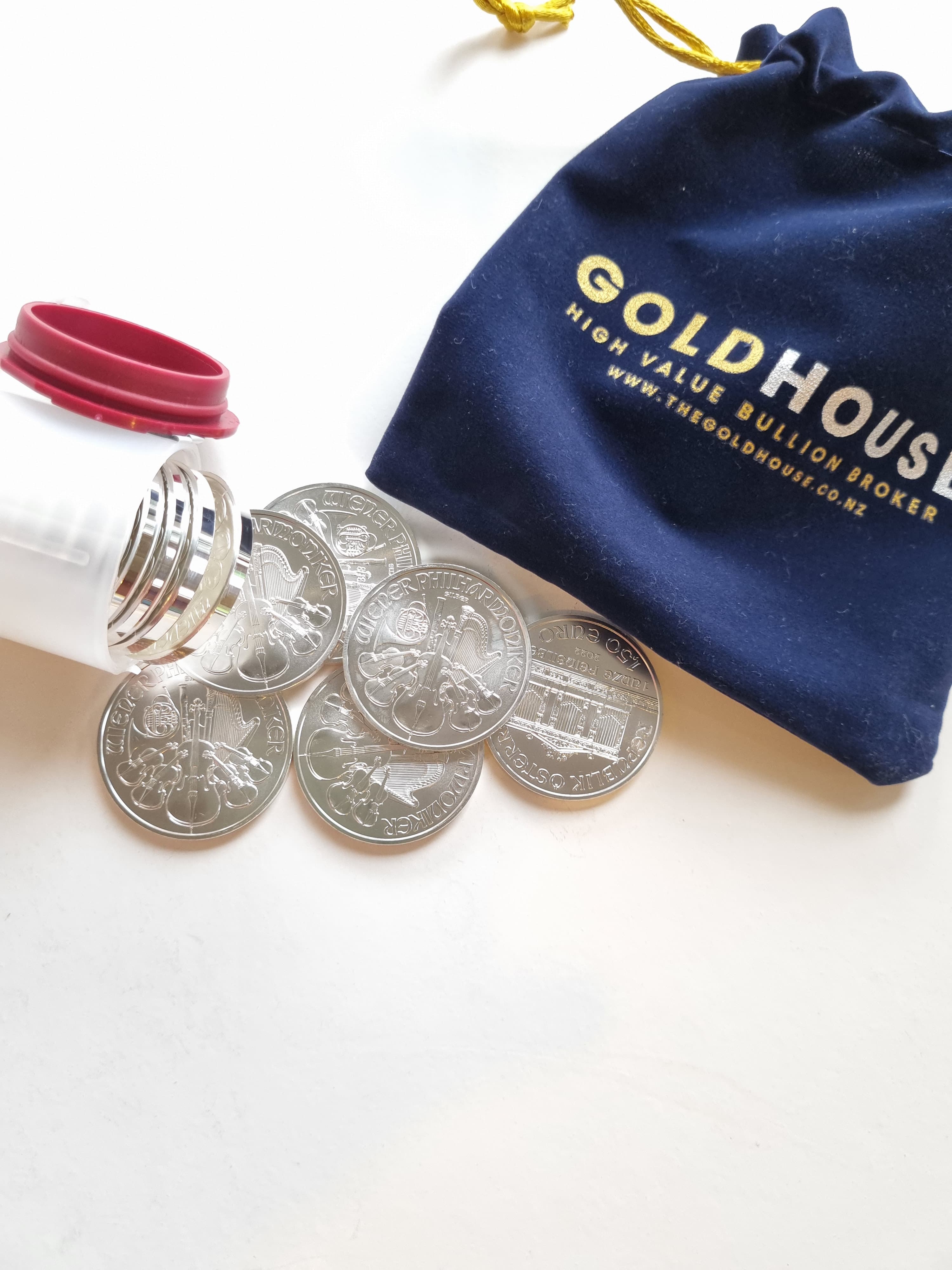 Gold bullion and The Gold House® desk materials