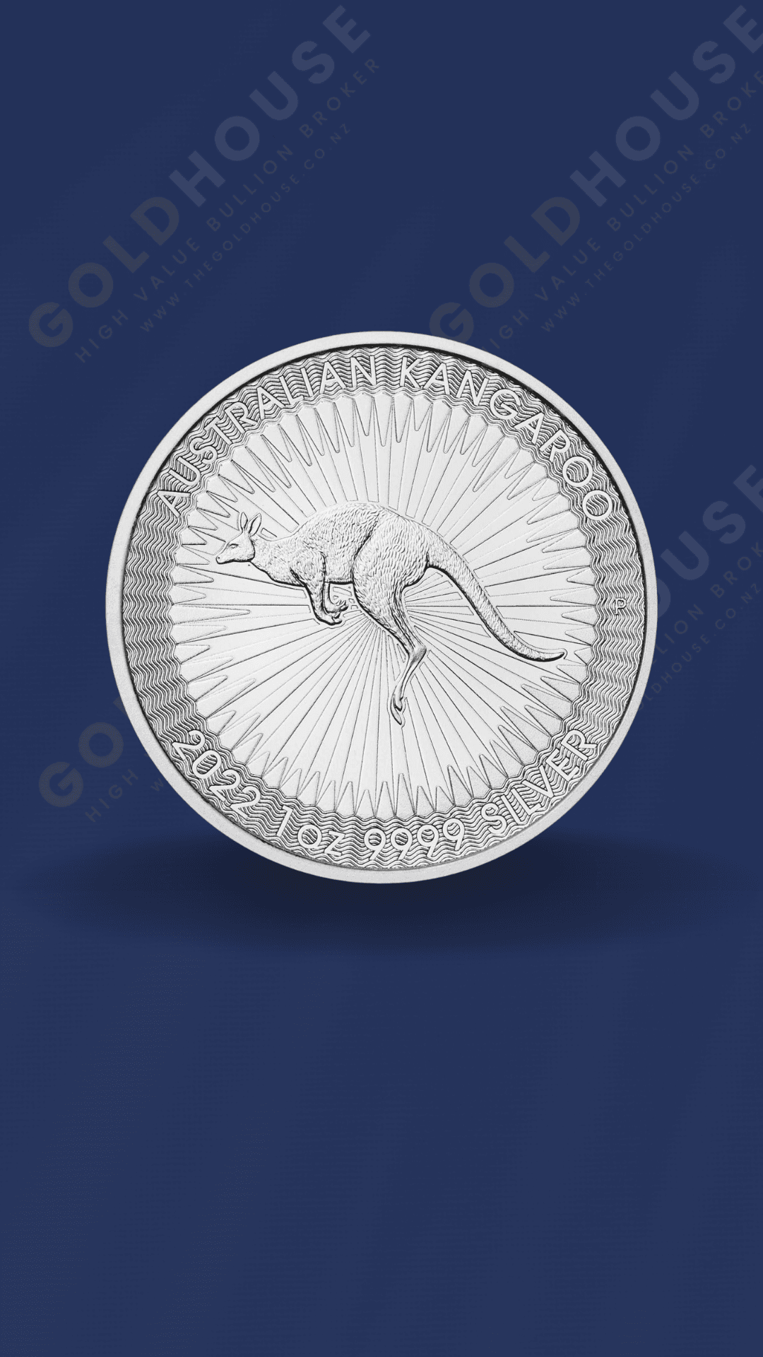 1oz Silver Australian Kangaroo Minted Coin 2022