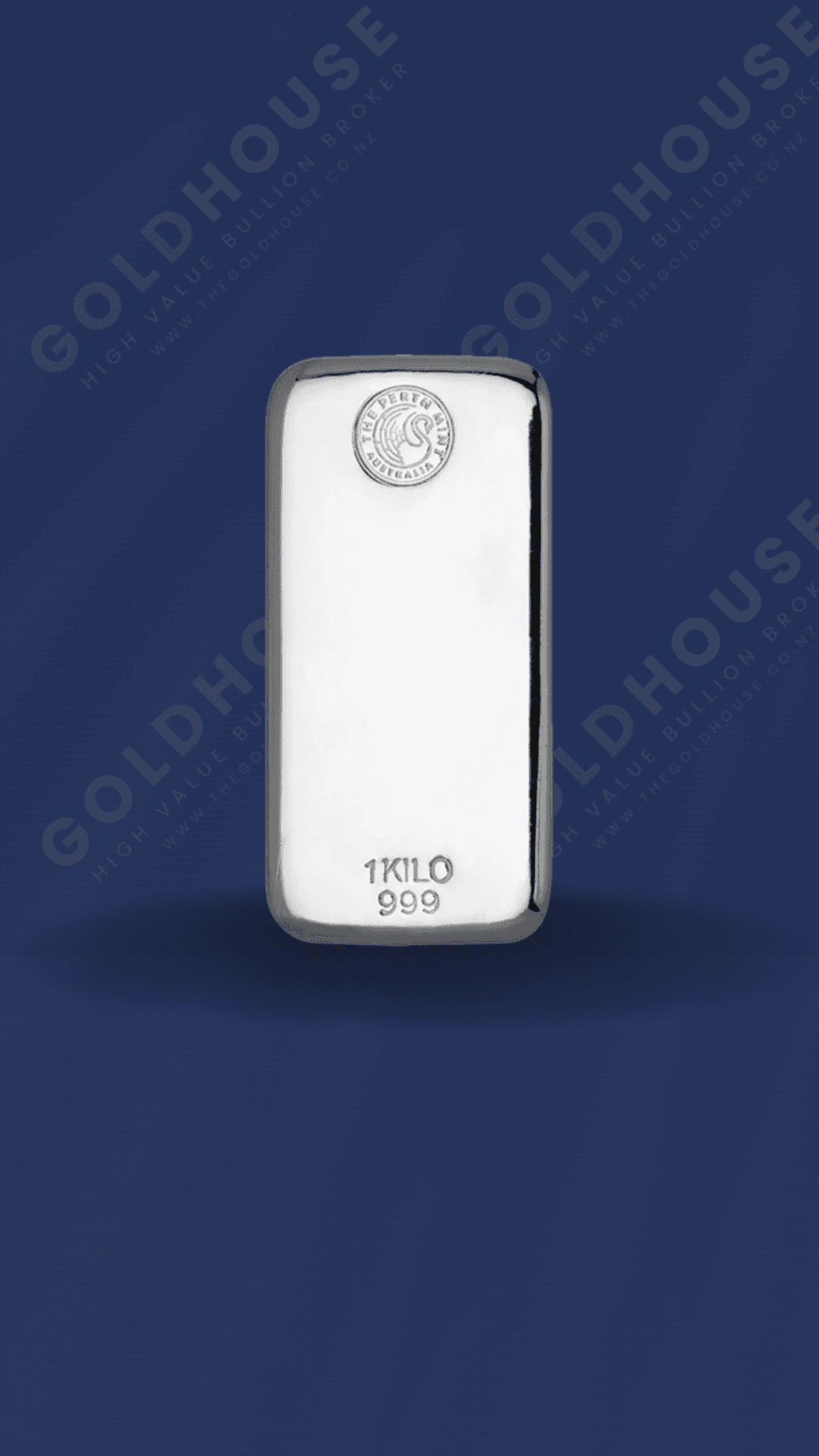 1 kg Perth Mint Silver Cast Bar
