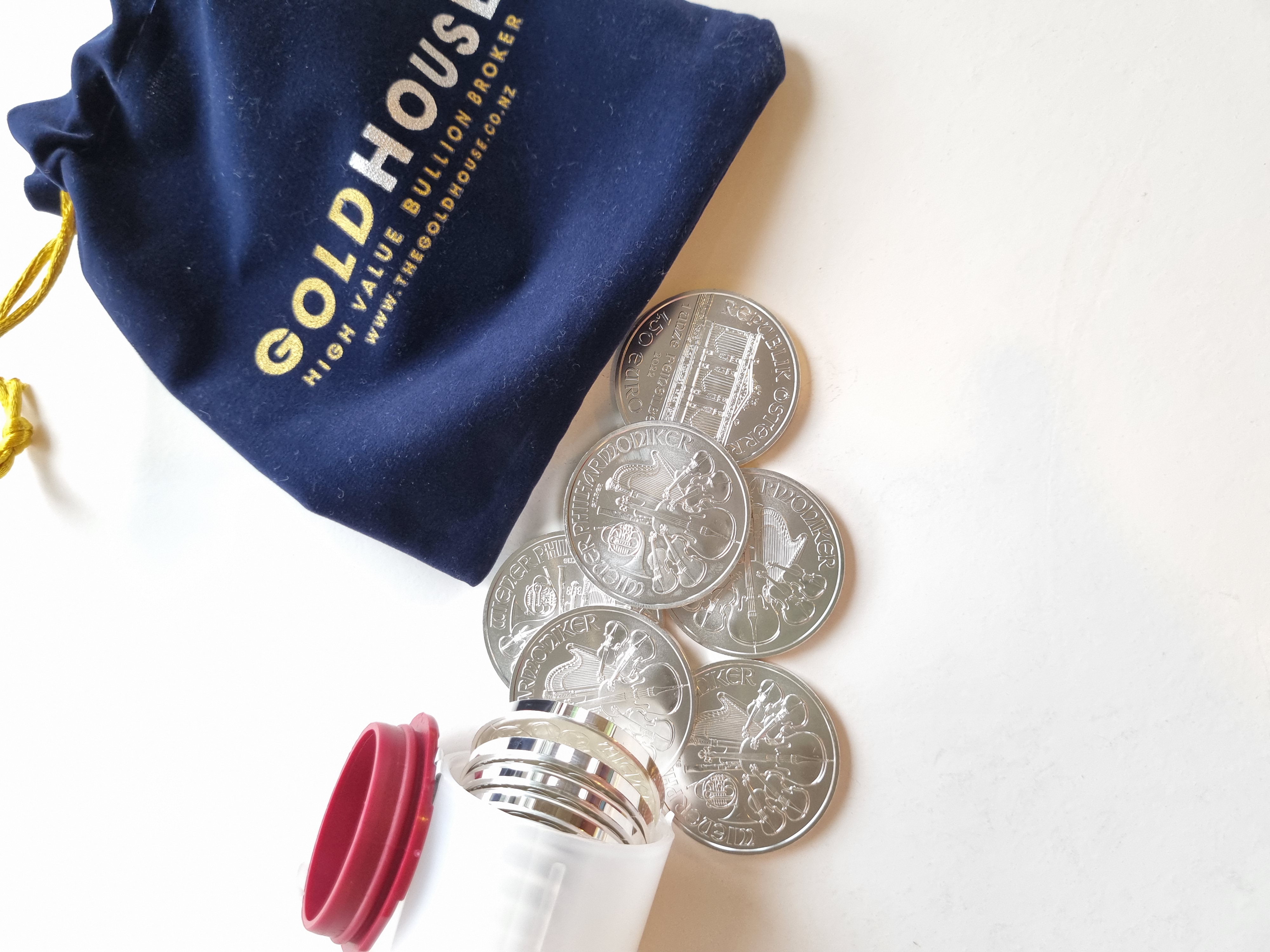 Gold bullion and The Gold House® desk materials